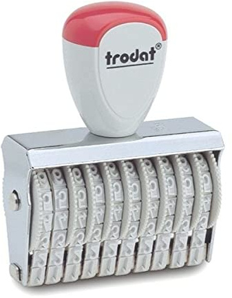 Trodat 15310 - Ziffernstempel - 10 Bänder - 31x3mm