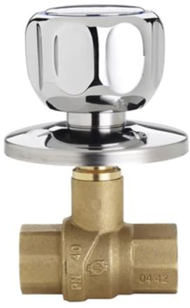 Valvola a sfera da incasso FF con maniglia e rosone 1/2