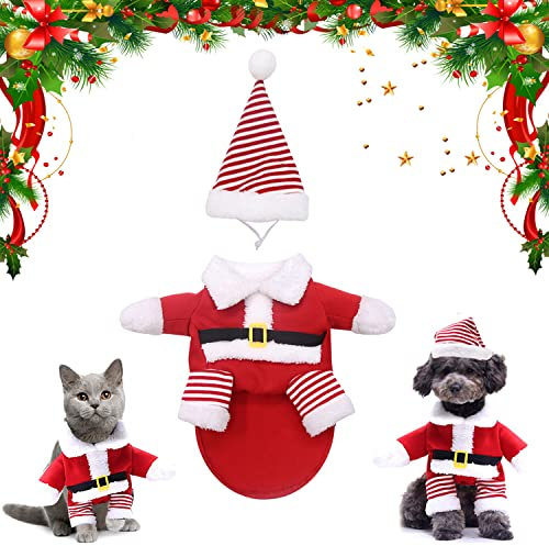 Weihnachten Haustier Kleidung, Weihnachten Hundekleidung, Haustier Kostüm Mantel, Weihnachts Katze Kleidung, Weihnachtsmann Kostüm Für Hunde Katzen, Weihnachten Haustier, Haustier Kleidung für Party