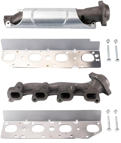 TRQ Exhaust Manifold Compatible with 2013-2018 Ram 1500 19-21 1500 Classic 14-18 2500 3500