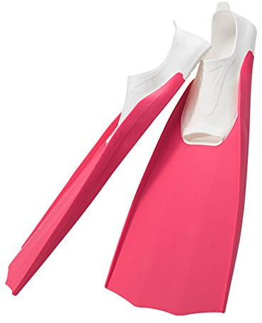 Schwimmflossen Schnorcheln, Tauchen, Schwimmflossen, Unisex, flexibel, bequem, Schwimmflossen, Tauch-Fußflossen, Flossen, Wassersport ( Color : White pink , Size : M(38-39) )
