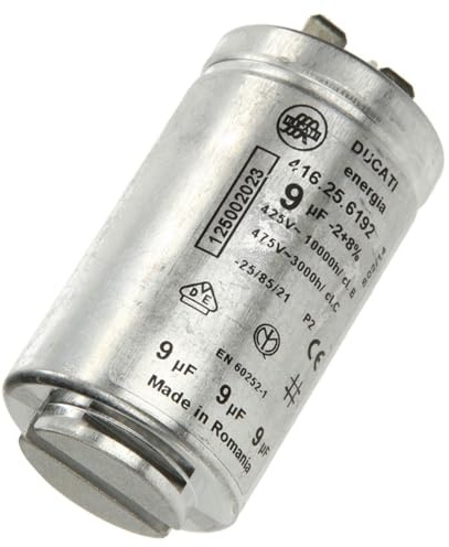 SOS Accessoire Condensateur 9MF pour Sèche-linge 1250020227 AEG, ALTUS, ARISTON HOTPOINT, ARTHUR MARTIN ELECTROLUX, AYA, BALAY, BEKO, BRANDT, COLDIS,