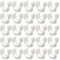 25 abrazaderas para tubos de agua, abrazaderas de plástico, abrazaderas de fijación de tubos, abrazaderas en forma de U, soportes para mangueras, accesorios para tuberías, abrazaderas de soporte para