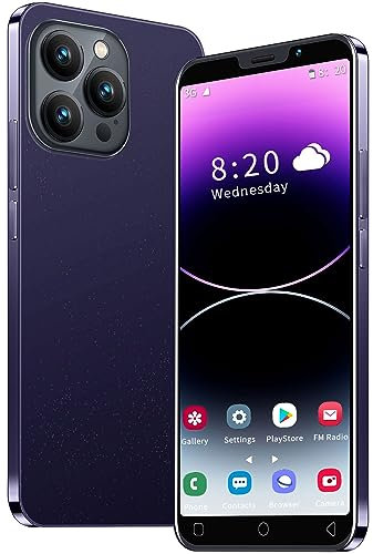 MTGud Günstige Smartphones, 5,0 Zoll IPS Display, 16GB ROM, 128GB, erweiterbar, Android 9.0, Dual-SIM-Handy, 3000 mAh Akku für, Einfaches Mobiltelefon Mobiltelefone (MT15Pro-Purple)