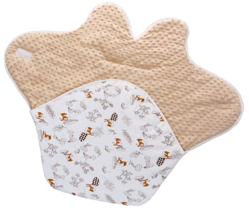 amo nenes Couverture d'emmaillotage universelle pour poussette - Couverture d'hiver - Couverture d'hiver - Coton - Sangle 3 points - Pour bébé de 0 à 12 mois