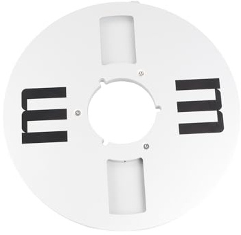 Fockety CARRETE DE Cinta Vacío DE 10,5 Pulgadas, CARRETE DE RECOGIDA DE BRIDA NAB CON Resistencia Al Viento DE 4 Orificios, Tornillos DE Acero Inoxidable, Sonido Superior, Cubo Pequeño