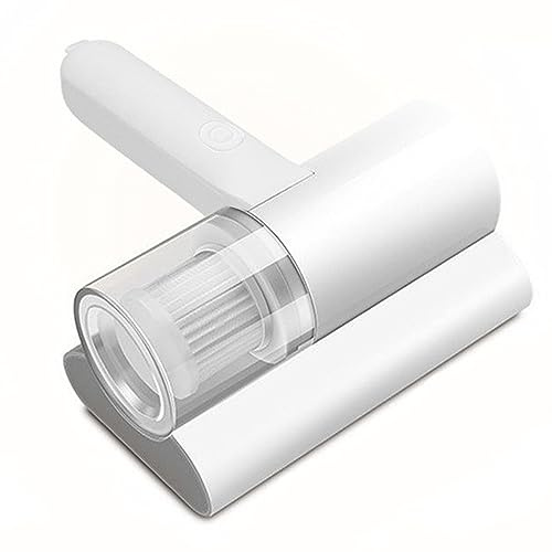 Fyearfly Aspiradora de cama, limpieza profunda de los ácaros del polvo, potencia de 3,7 V, alivia los síntomas de alergia, limpieza eficiente del colchón, diseño compacto, fácil de usar