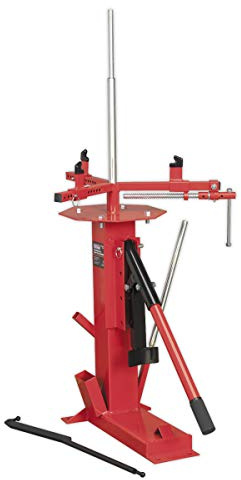 Sealey TC965 Reifenmontiermaschine für Motorräder und Kleine Naben, 102mm/524mm Arbeitsdurchmesser, Rot