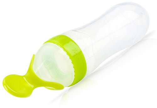 Nuby NT67648 Natural Touch Softflex Squeeze Alimentatore, 90 ml