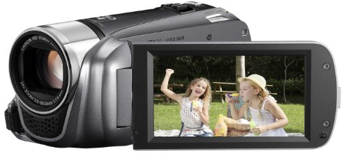 Canon LEGRIA HF R206 High Definition Camcorder - Grey (20x Optical Zoom, 3 inch Touchscreen LCD)