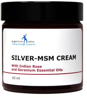 Crème Argentum Plus Argent-MSM - aux Huiles Essentielles de Palmarosa et Géranium 60 ml