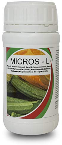 bio A.L.T. Micros L Concime Fertilizzante Contiene Ferro Chelato per Trattamenti Urgenti e Correttivi Il Giusto Apporto Nutritivo per Tutte Le Piante Solubile in Acqua per Agricoltura Biologica 250ml