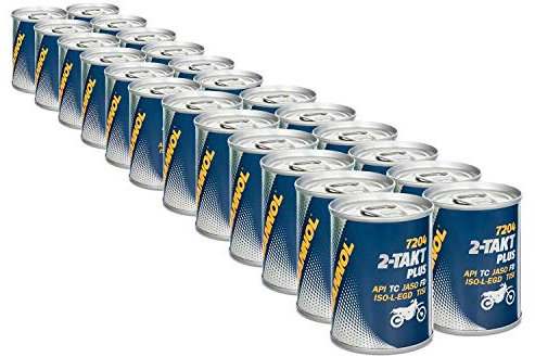 24 x 100ml (2,4 Liter), MANNOL 2-TAKT PLUS MOTORRADÖL