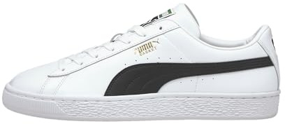 PUMA Basket Classic XXI, Scarpe da Ginnastica, Uomo, Puma White/Puma Black, 42 EU