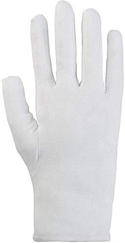 24 Paar Stoffhandschuhe weiß Größe 9 / L - Trikot extrafein Baumwollhandschuhe