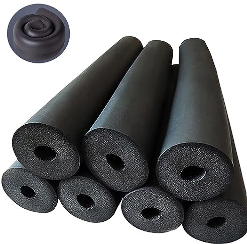 Frostskyddsmedel Isoleringsrör Flexibelt Skumrör Rörisolering 50mm 63mm 76mm 90mm 110mm Luftkonditionering Isolering Tubhylsa (Size : T20mm X ID76mm X L1.8M)