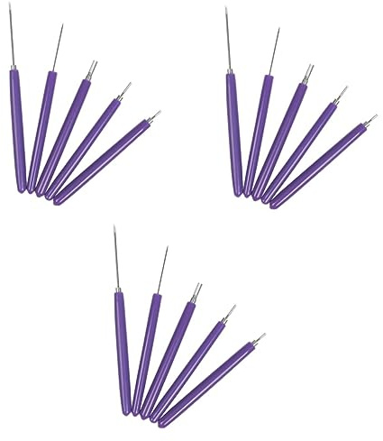 STOBOK 15pcs Paper Quilling Tool Paper Crimping Pens for Indentation and Floral Art Design for Creative Crafts and Nail Art