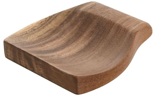 MGE - Repose Cuillère Cuisine, Repose Cuillère en Acacia Multifonction, Porte Stensiles De Cuisine Pour Louches, Pinces, Spatule - Support pour Ustensiles - Bois