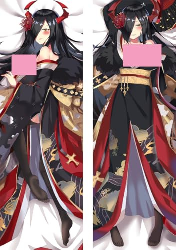 JNLIFT Anime Körperkissen Kissenhülle Anime Pillowcase,Doppelseitige Lange Größe Body Kissenbezug Waschbar Dekokissen Bezüge für Azur Lane,2wt(2waytricot)-40cm*120cm