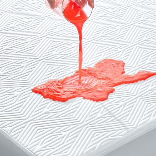Premium Jacquard 100% Waterproof California King Mattress Protector, Noiseless, Anti - Slip, Breathable Bed Cover, Rayon from Bambo, Quilted, Mattress Pad Sheet, Deep Pocket