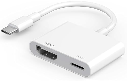 Apple USB-C auf HDMI 4K @ 60 Hz Kabel für iPhone 15, MacBook Pro Air, iPad Pro, USB 3.1 Typ C, digitales AV, HDMI 2.0, Kompatibel mit Samsung Galaxy S23, Pixelbook, XPS Plus