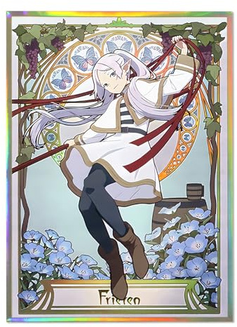 60PCS Holographische blinkende Top Loading Sammelkarten Einsteckhüllen für MTG/TCG/PTCG Art Anime-Kartenhüllen Protectors 67x92mm (Frieren)