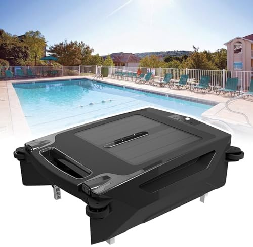 Wasd3Pods Robot Limpiafondos De Piscina con Batería Solar De Doble Modo, Inalámbrico, con Cesta para Skimmer, Escape Y Giro Automáticos (2500 Mah)