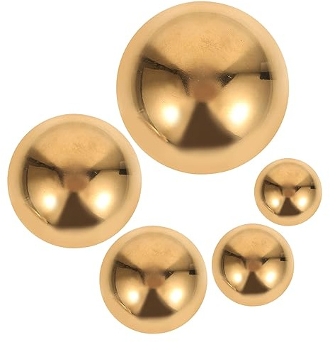 TOYANDONA 5 Piezas Bolas Espejo Decorativas de Inoxidable de Esferas Reflectantes para Jardín y Pared para Decoración Fotografía Profesional