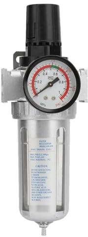 Watris Veiyi Druckminderer Druckluft, Wasserabscheider, Druckminderer Wasser 1/2 Zoll, Druckluft mit Bergverbindung, für Kompressoren