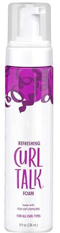 Your Not Mother Curl Foam – 8 oz Fragrance-Free Lightweight Styling Foam for Curly & Wavy Hair – Defines Curls, Reduces Frizz, Adds Volume – Alcohol-Free, No Crunch, Silicone-Free Styling Mousse