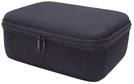 Estuche Portátil de Almacenamiento Digital Negro de Lona Oxford