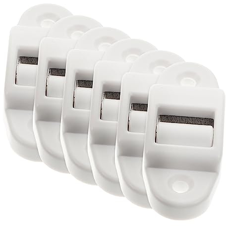 Alipis 6piezas Guías De Correa para Persiana Enrollable De Rodillos Plásticos Compactos con Cepillo Integrado para Reducir Fricción y Ahorrar Energía Adecuados para Sustitución Persianas