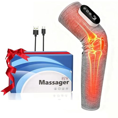 3 IN 1 Kabelloses Beinmassagegerät für 3 Wärm- 3 Intensitäten 3 Massag-, Airbag Massagegerät Bein mit Wärme und Kompression für Die Lymphdrainage für Männer Frauen Durchblutung und Schmerzlinderung