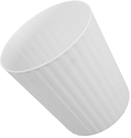 Angoily Mini Poubelle De Bureau Blanche Grosse Capacité, Seau à Déchets sans Couvercle, Compacte Et Pratique pour Salon, Bureau Cuisine