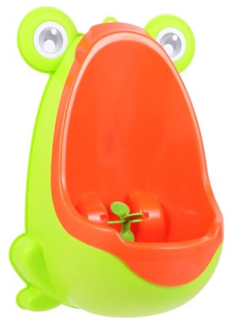 BESPORTBLE Vasino per Ragazzo Ragazza Ragazzo in Plastica Cartoon Verde Chiaro, Design Multiuso con Supporto Verticale, per Addestramento al Vasino e Uso Quotidiano