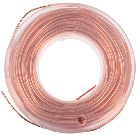 Hemobllo Kupferdraht Elektrokultur 40m 1,0Mm für Gartenbau und Selbstgemacht Projekte Bruchfest und Formstabil für Hobbygärtner und Antennenbau
