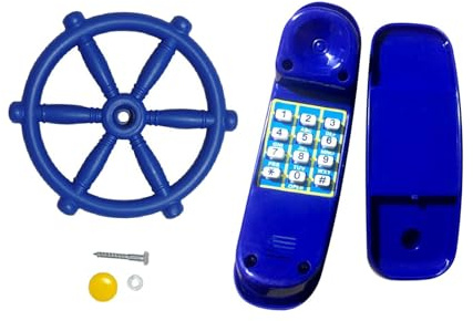 Amagogo Volante per Casetta da Gioco, Telefono Giocattolo per Parco Giochi per Bambini, Attrezzatura da Esterno, Telaio da Arrampicata, Accessori in Materiale