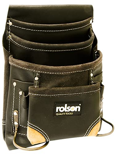 Rolson 68883 - Cintura portautensili in cuoio conciato all'olio
