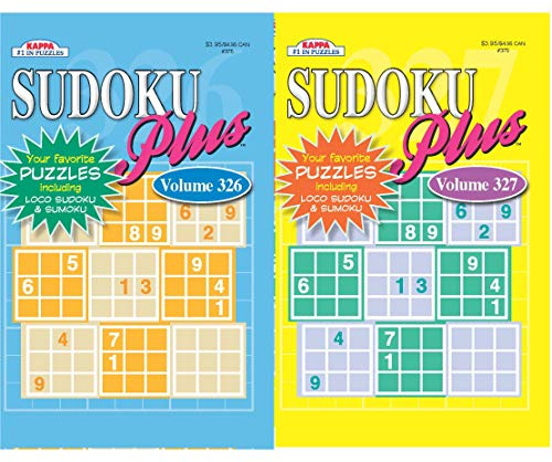 KAPPA Sudoku Puzzles Book (2 Volumes/Books) Digest Size