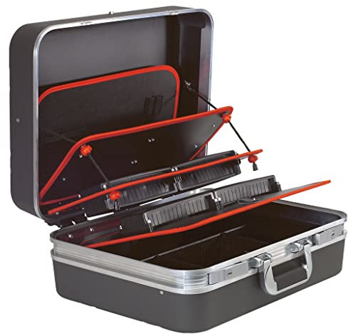 FACOM - Technikerkoffer - BV.51A - Werkzeugkoffer - 4 Ablageflächen - 8 Racks - Nummeriertes Schlüsselschloss - Robuster und langlebiger Koffer - Handwerkzeuge