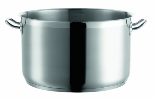 Mäser, Serie Professional, Fleischtopf 32 cm, Topf aus hochwertigem Edelstahl 18/10, Induktion, Literskala
