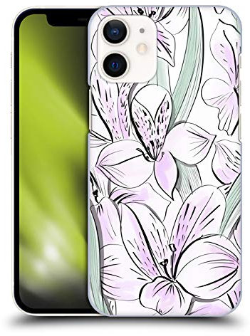 Head Case Designs Licenza Ufficiale Anis Illustration Lilla Pantaloncini Sportivi Custodia Cover Dura per Parte Posteriore Compatibile con Apple iPhone 12 Mini