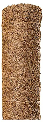 NOOR Kokos-Rankhilfe mit Holzstiel - verlängerbare Pflanzhilfe aus 100 % Naturmaterial - stabile Kletterhilfe für Pflanzen, dekorativ & nachhaltig - Kokosstab 180 x 7 cm Ø