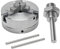 Lathe Chuck, Zinc Alloy Three Jaw Chuck, M12*1 Mini Chuck Metal Lathe Chuck Turning Machine Accessories Self-Centering Tool, for Lathe Precision Machining Grinding Machines Milling Machines