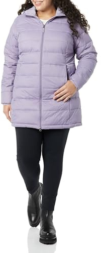 Amazon Essentials Femme Doudoune à Capuche Déperlante, Légère et Compactable (Disponible en Grande Taille)