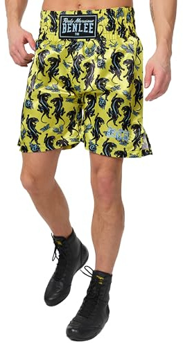 BENLEE Herren Boxhose Panther Boxing M, Yellow/Black/Blue