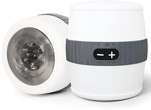 JFRong Elektrischer Masturbator Cup Mann, Automatische Masturbatoren mit 12 Vibrationsmodi, Taschenmuschi Handfrei Blowjob Stroker Penis Masturbation Erotic Sexspielzeug für Männer Penistraining