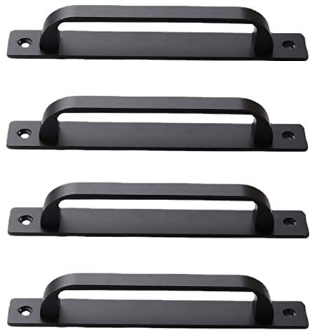 Cabinet Knobs Aluminum Alloy Handleset Door Levers,Set of 4 Metal Sliding Door Handle, Door Handle for Entrance and Front Door Bathroom Bedroom-207Medium-brushed Gold (Color : Gold, Size : 207small