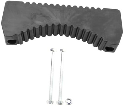 WOONEKY Extension Ladder Pole Fixing Tool Set with Rubber Arc-Shaped Stabilizer and Screws, Easy to Install Ladder Attachment for Climbing Poles and Tree Use