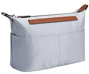 Taschen-Organizer for Hermes Herbag, Polyester-gefütterter Organizer, Taschen-Organizer, Einsatz, tragbare Kosmetiktasche(Blue)